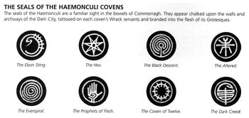 Seals of the Haemonculi Covens
