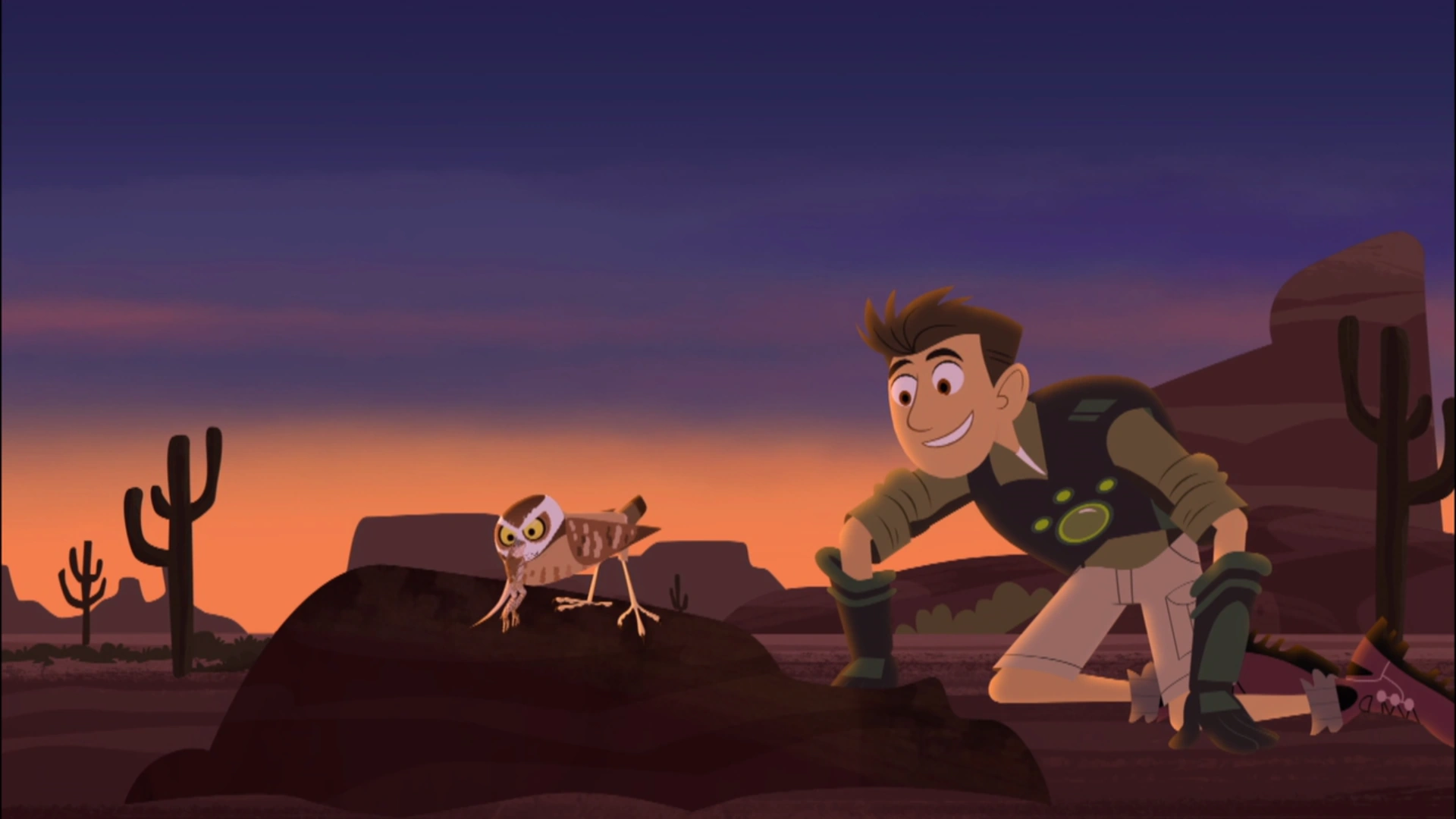 Image - Chris and Burrowing Owl.png | Wild Kratts Wiki | Fandom powered
