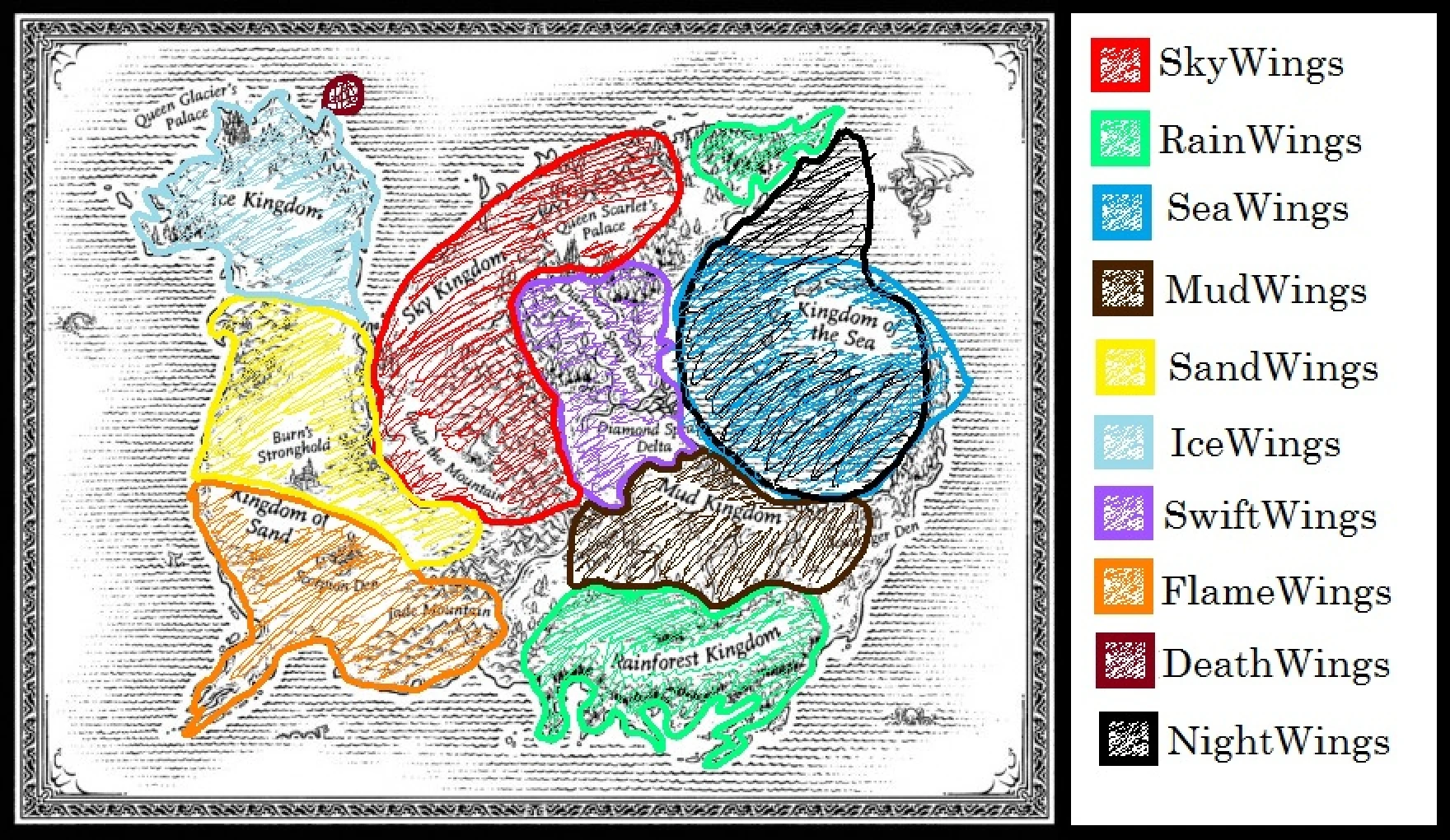 Image Map.jpg Wings of Fire Fanon Roleplay Wiki FANDOM powered by