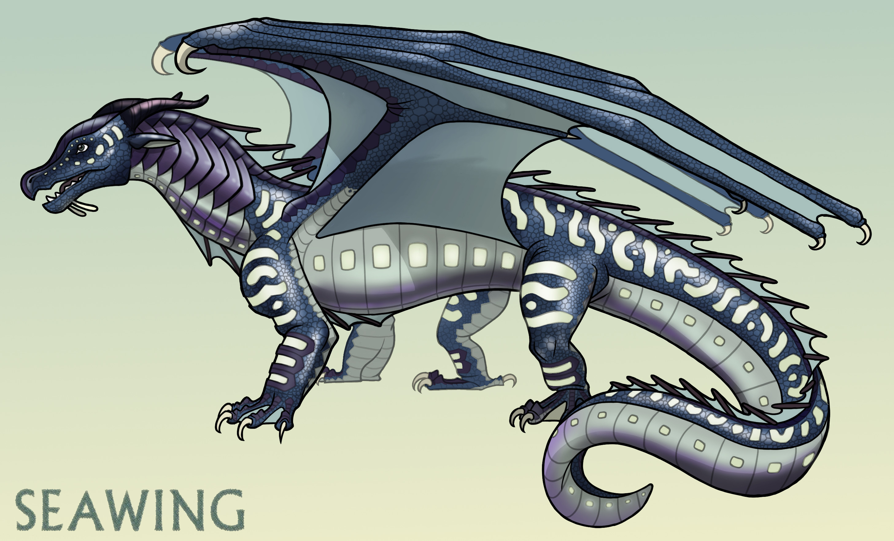 Seawing Dragon Prince Scallop Wings of Fire Wiki FANDOM powered by Wikia