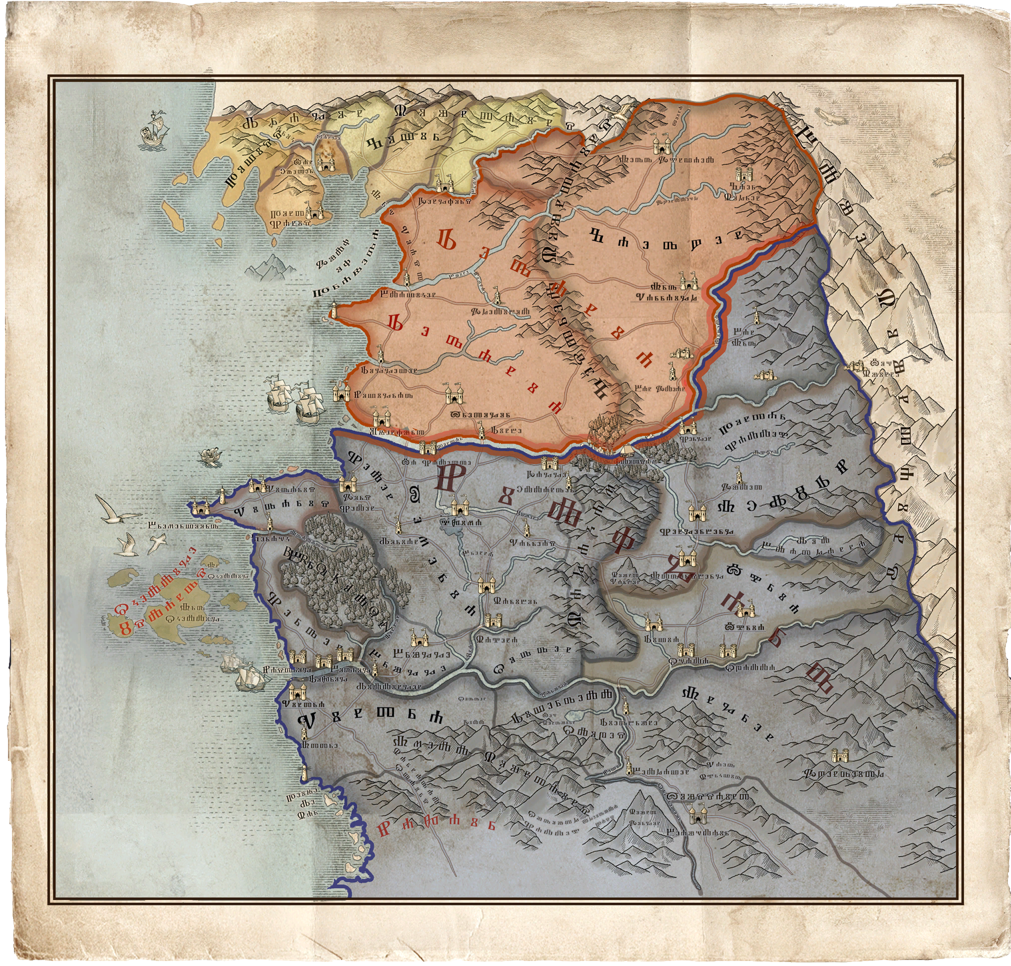 Witcher World Map ~ AFP CV