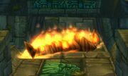 Mummified Troll Remains burned