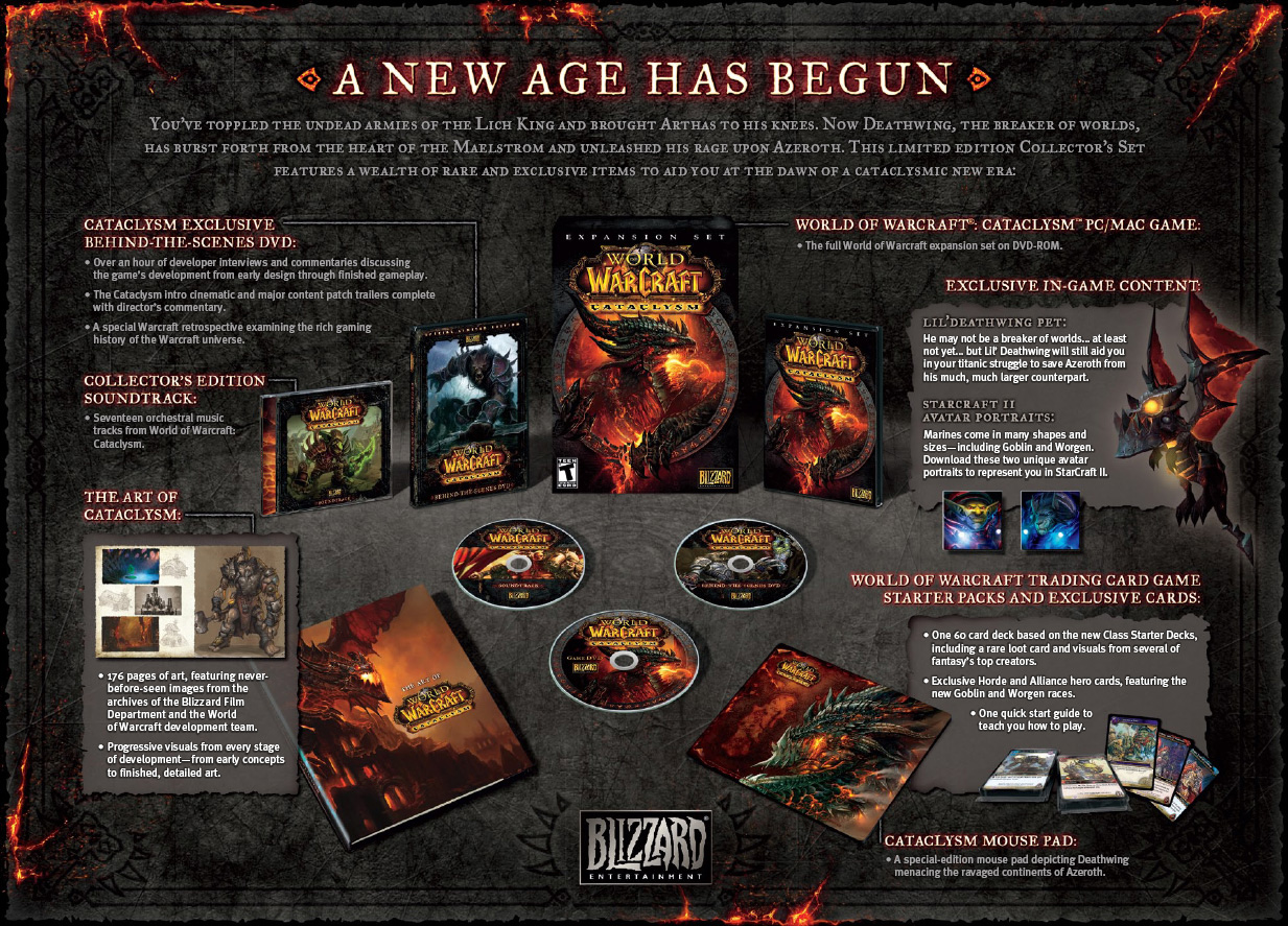 warcraft cataclysm collectors edition Kjøp world of warcraft: cataclysm collectors edition.