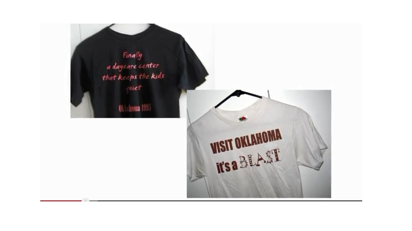 Images of the t-shirt slogan.