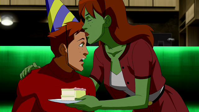 Image - Birthday kiss.png | Young Justice Wiki | Fandom powered by Wikia