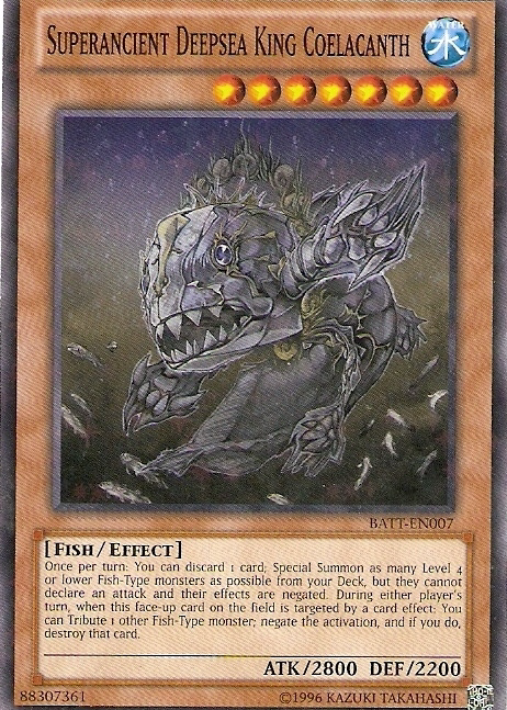 Superancient Deepsea King Coelacanth | Yu-Gi-Oh! | Fandom powered by Wikia