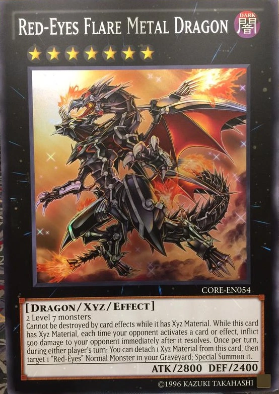 Red-Eyes Flare Metal Dragon