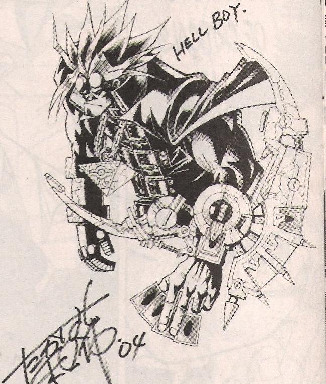 Resultado de imagen para yugioh x hellboy