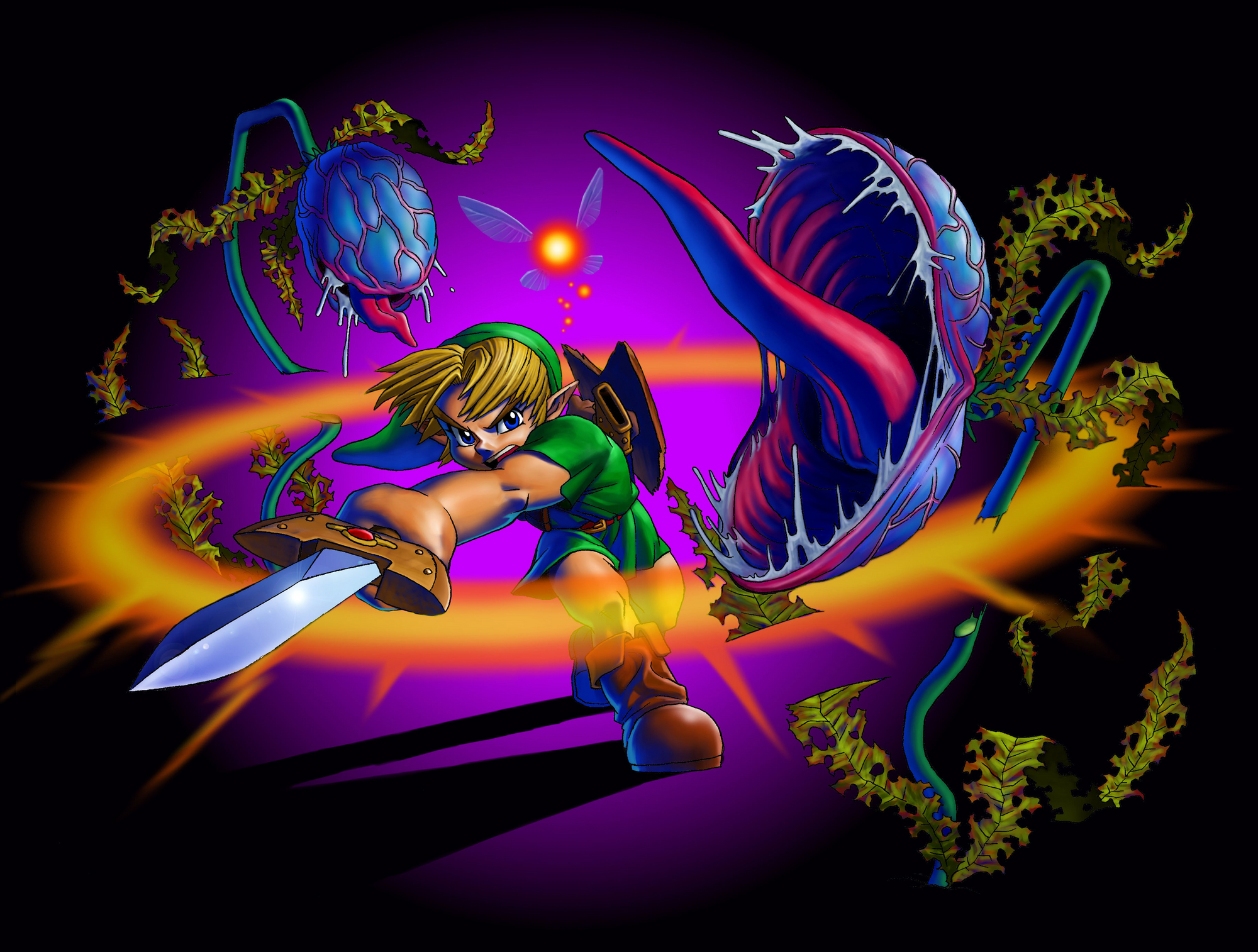 Image Magic Spin Attack (Ocarina of Time).png Zeldapedia Fandom