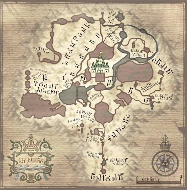 Image - Map of Hyrule (Twilight Princess).png | Zeldapedia | Fandom