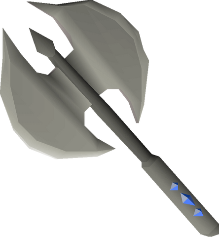 File:Dwarven battleaxe (repaired) detail.png