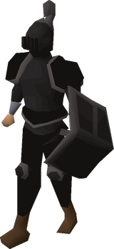 Black trimmed set (lg) equipped