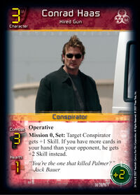Conrad Haas Trading Card