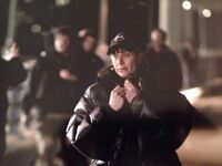 Nicole burke on set