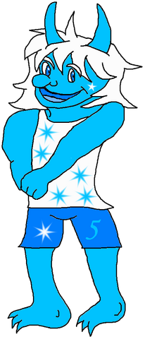 File:Seven Little Monsters lil Five with white Hair on design.png