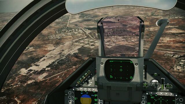 File:MIR-2000-5 cockpit view.jpg