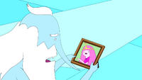 S5e22 Ice King looking at picture of PB
