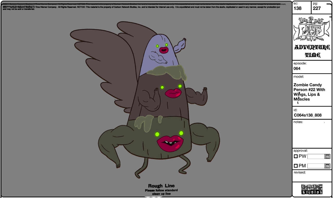 Image Modelsheet zombie candyperson22.jpg Adventure Time Wiki