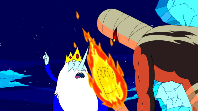 File:S3e4 Ice King trying to distract Scorcher.png