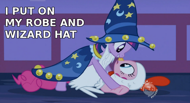 File:I put on my robe and wizard hath.png