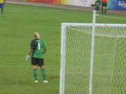 Hope Solo goalie box