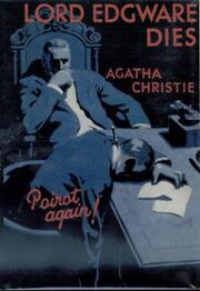 Lord Edgware Dies First Edition Cover 1933