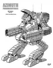 Chizzil - GIAT Quebec Mech Greyscale COMMISSION