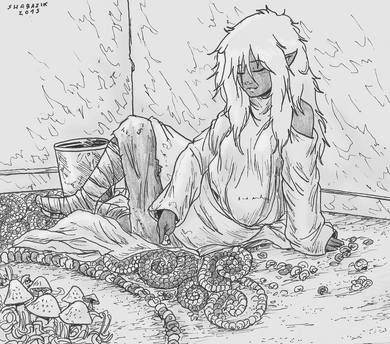 Drow mosaic by shabazik-d9j39b4