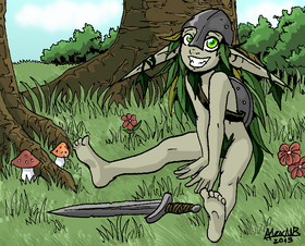 Imma goblin now waka waka by shabazik-d6bod38