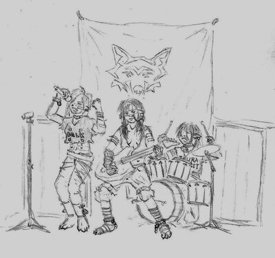 Chained wolves1 by kanyiko-d6wflmf