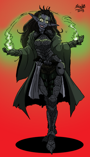 Elf war witch by shabazik-d5thgrc