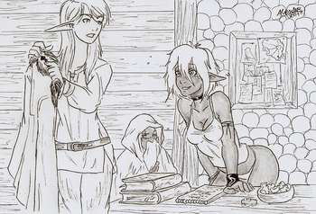 0222 snot elf and cookie monster by shabazik-d4cqa9l