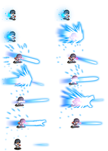 Rouga Zanma Battle Sprites