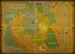 Burrow Family map