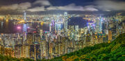 Hong Kong Skyline viewed from Victoria Peak 2