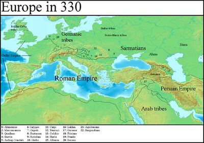 Europe in 330 (Gaul Rising)