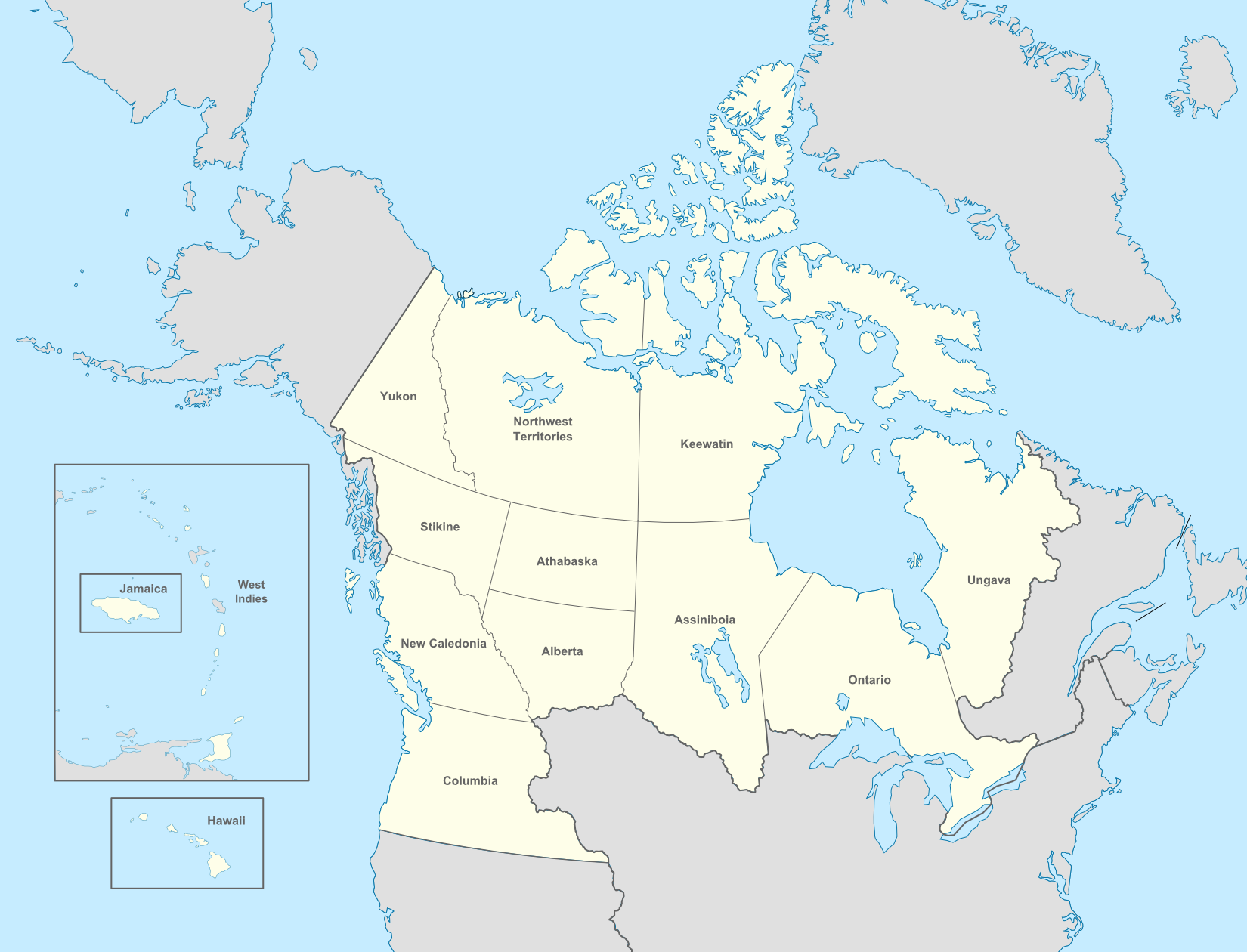 Округи колумбии. Округ Колумбия на карте. Юкон Канада на карте. Полуостров Унгава на карте Северной Америки. Северная Америка - федеральный округ Колумбия (США на карте.