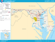 Map of Maryland NA