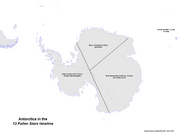 Map of Antarctica (13 Fallen Stars)