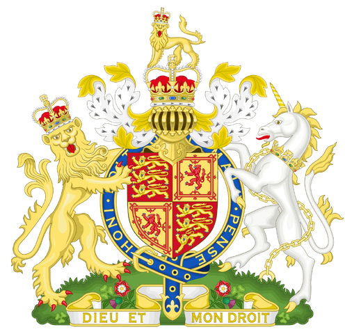 File:Royal Coat of Arms of the United Kingdom of England and Scotland.png