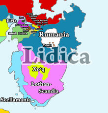 Map Lidicia