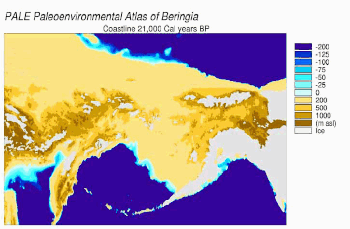 Beringia land bridge-noaagov