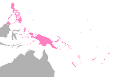 Location of Melanesia (Satomi Maiden ~ Third Power)