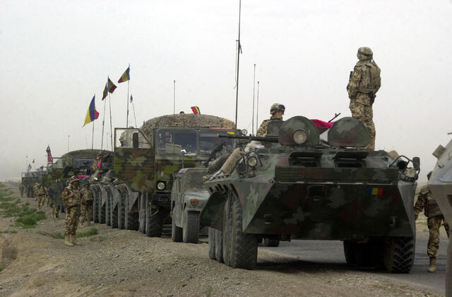 File:Romanian military convoy in Afghanistan.jpeg