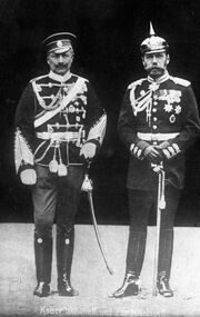 Bundesarchiv Bild 183-R43302, Kaiser Wilhelm II und Zar Nikolaus II