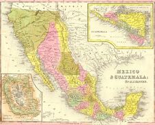 Mexico 1850 Map