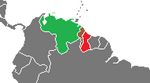 (AvA) revised. Guayana Esequiba crisis as of 1950.
