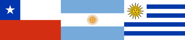 Imagen - Bandera chile argentina uruguay.png | Historia ...