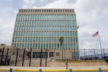 U.S. Flag Flaps Outside U.S. Embassy in Havana, Cuba (25998479275)
