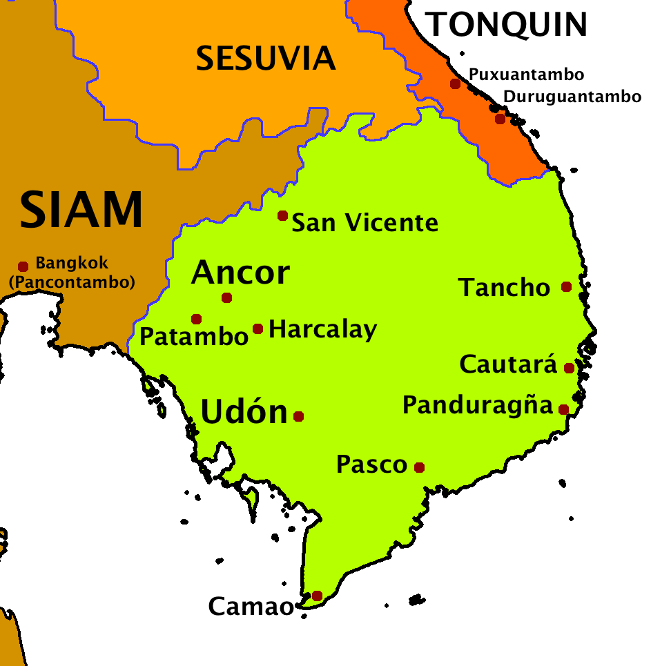 Image - Cochin-China Map (VOE).png | Alternative History | FANDOM